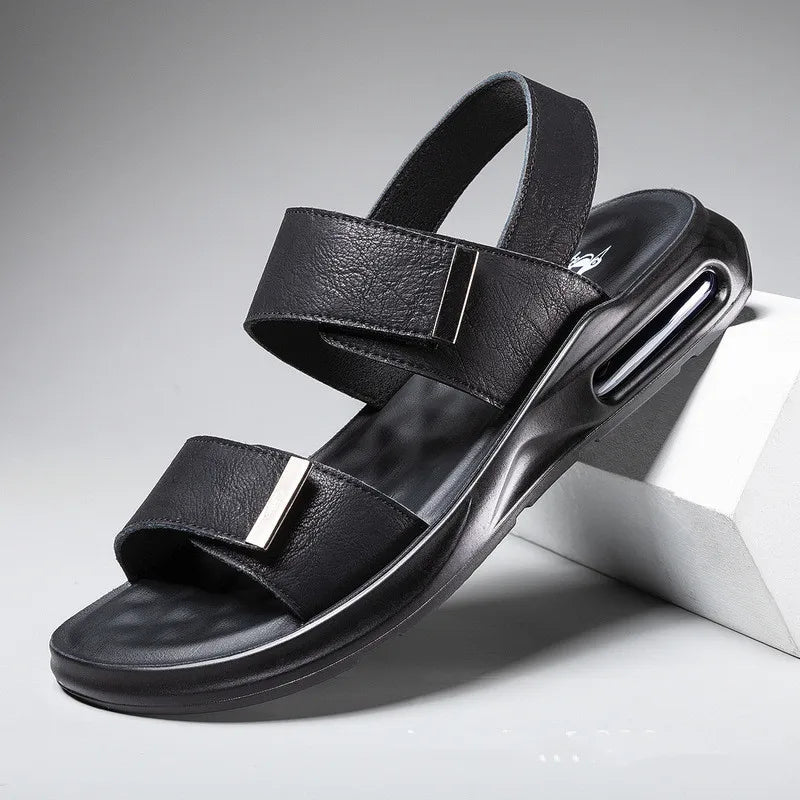 SoleLuxe | Leren sandalen met comfortabele pasvorm
