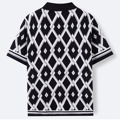 SantoDiamond | Elegant herenoverhemd met print