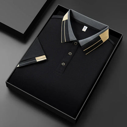 Gregg | Heren premium poloshirt met contrastdetails