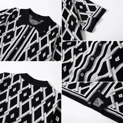 SantoDiamond | Elegant herenoverhemd met print