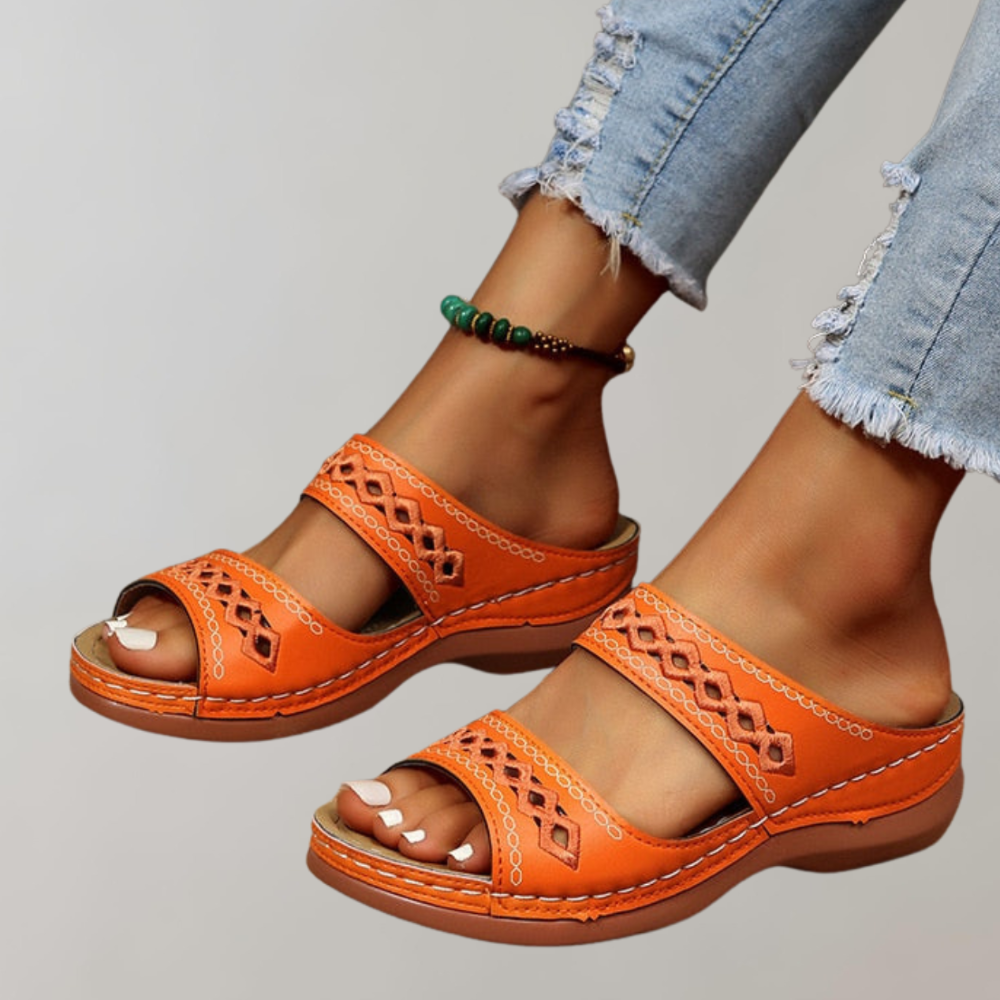 SerenaFlex | Modieuze sandalen met flexibele ondersteuning