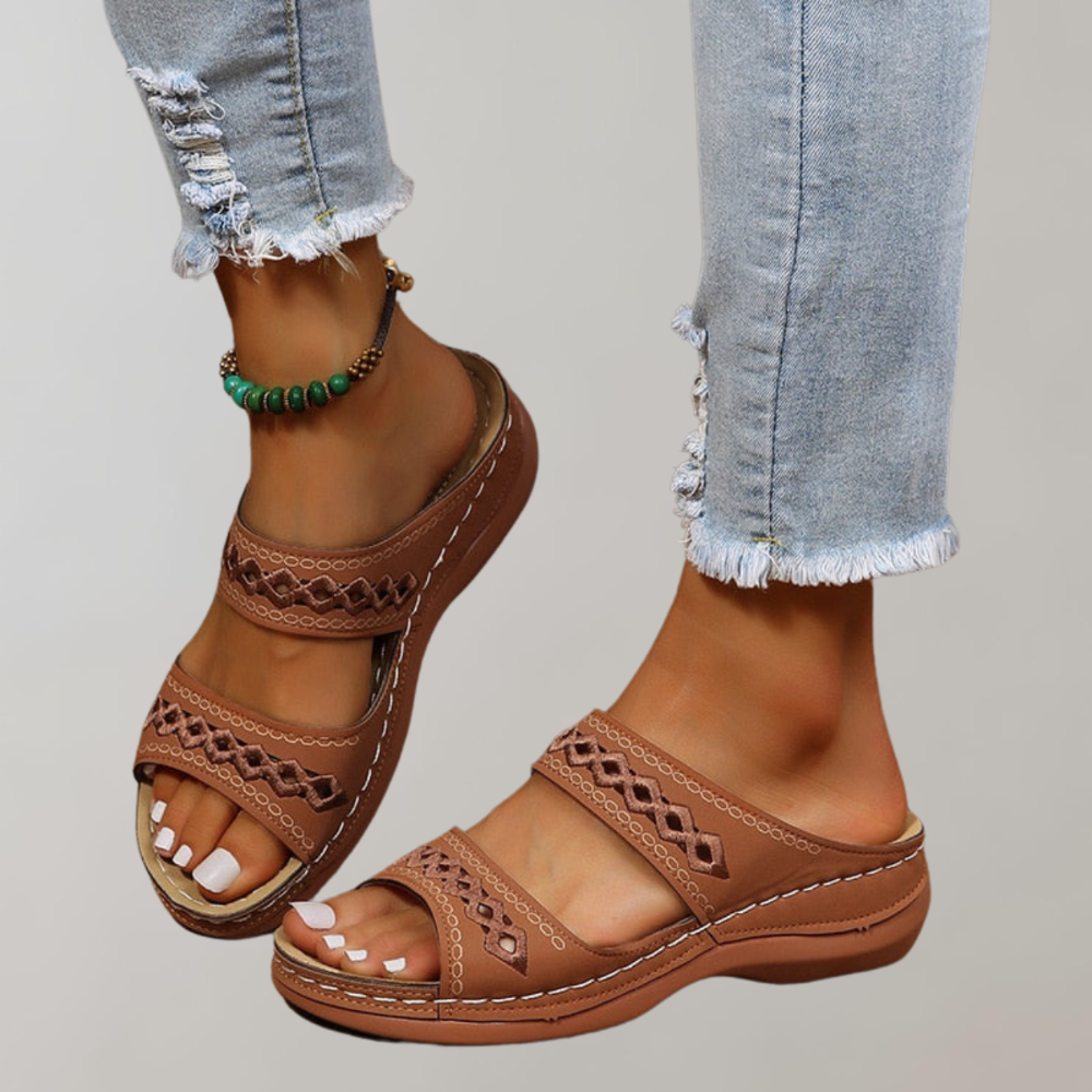 SerenaFlex | Modieuze sandalen met flexibele ondersteuning