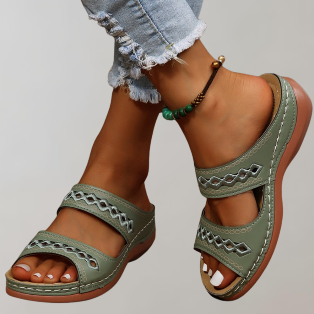 SerenaFlex | Modieuze sandalen met flexibele ondersteuning