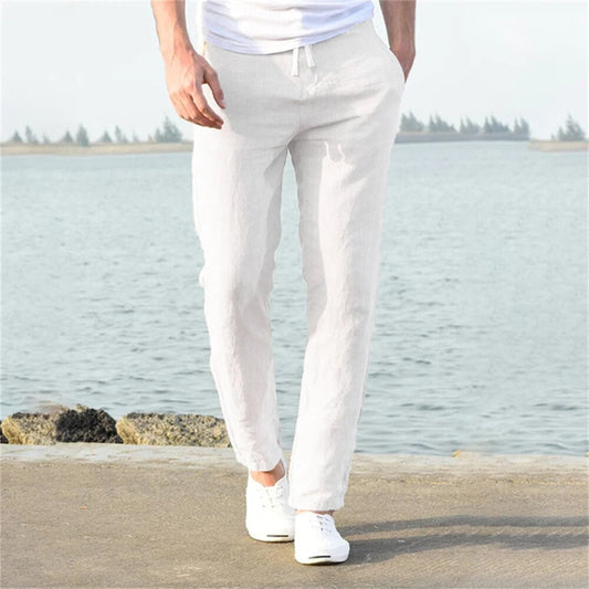 Sergio | casual linnen heren broek – luchtig, stijlvol & zomerklaar