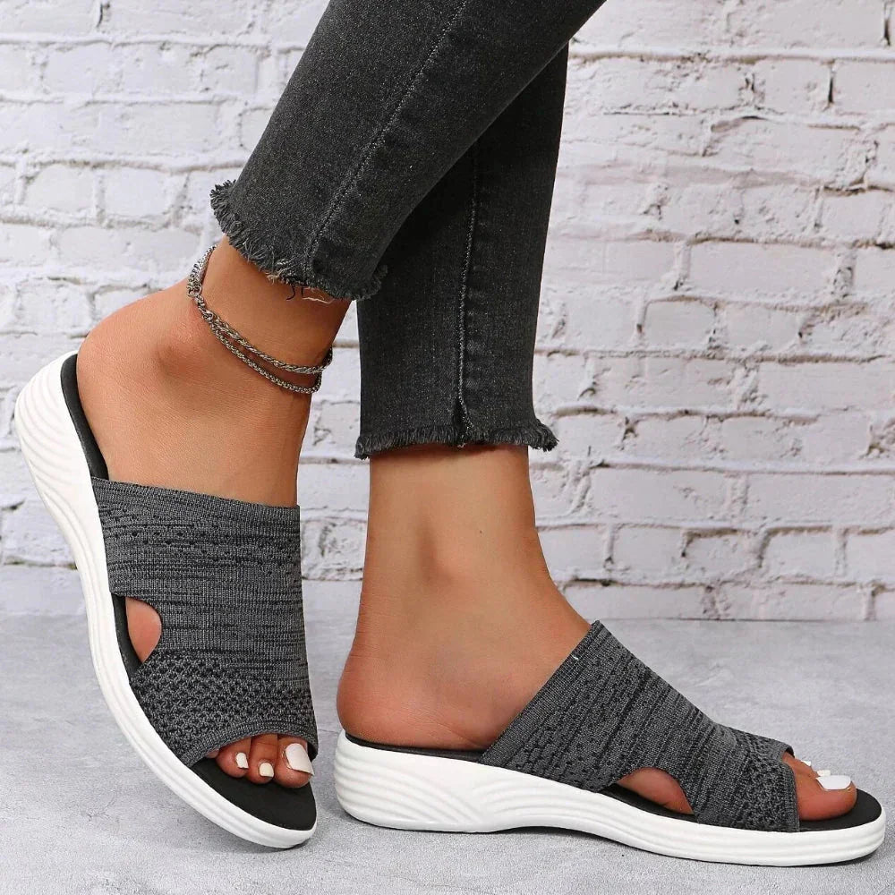 SoleSoft | Comfortabele slipper sandalen met voetondersteuning