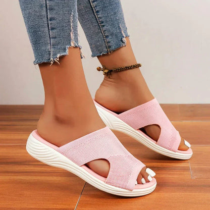SoleSoft | Comfortabele slipper sandalen met voetondersteuning