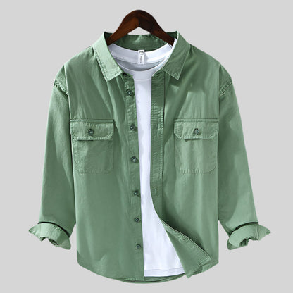 LisCot | Licht katoen shirt met subtiele print
