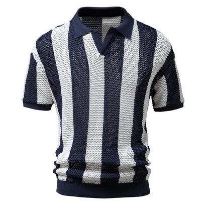 Thijmen™ | Gestreepte polo met klassieke uitstraling