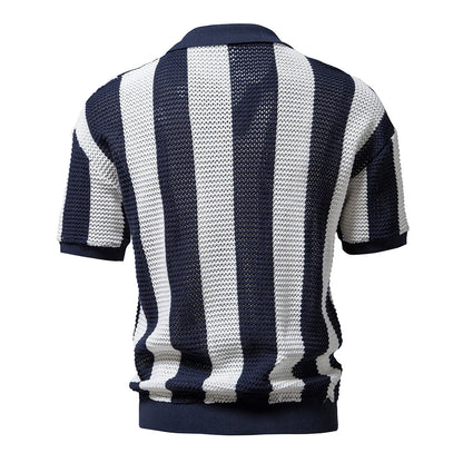 Thijmen™ | Gestreepte polo met klassieke uitstraling