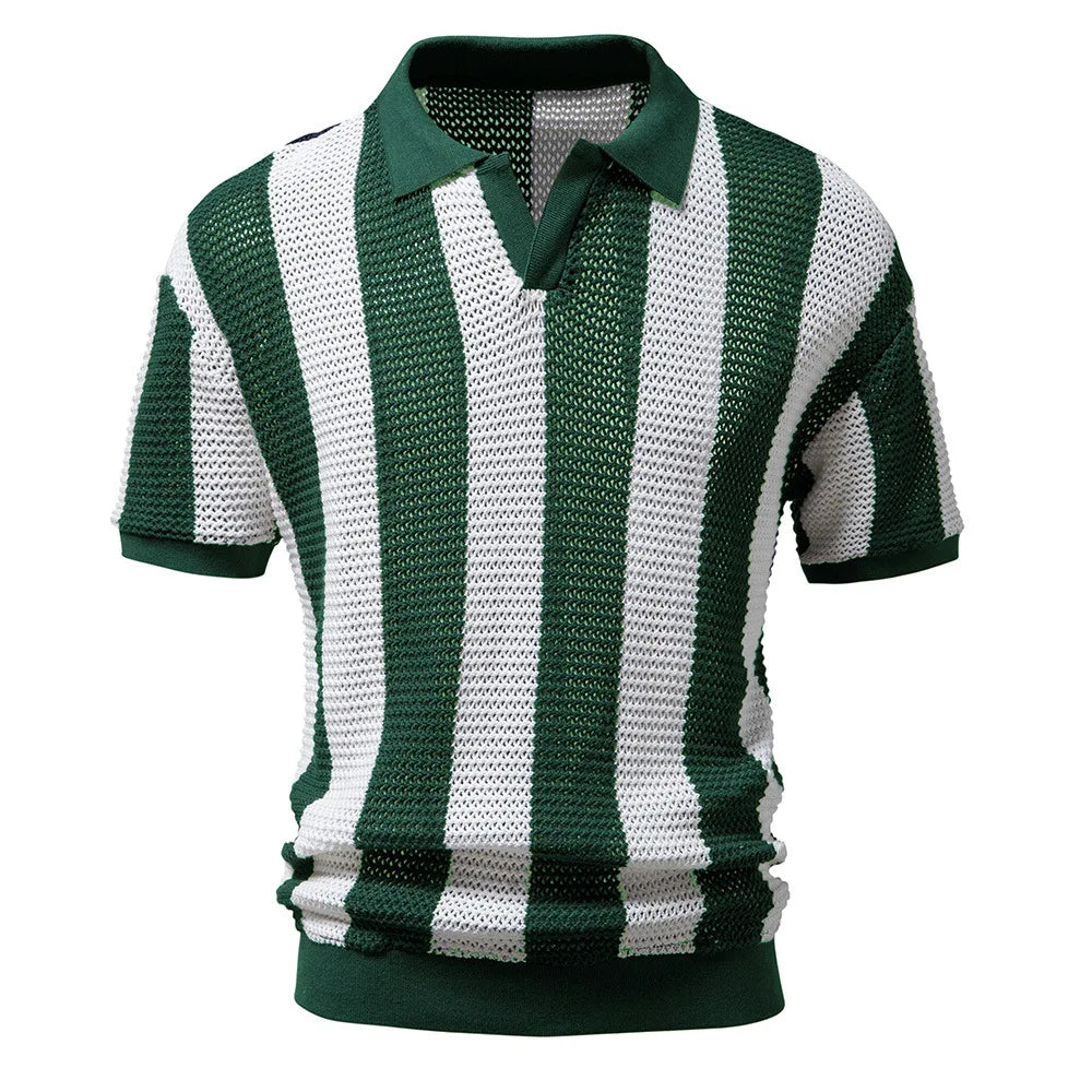 Thijmen™ | Gestreepte polo met klassieke uitstraling