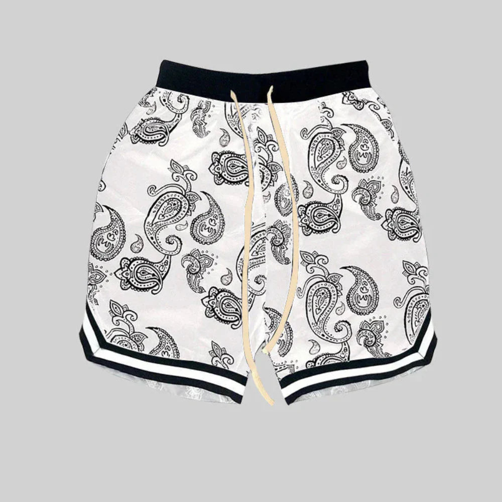 UrbanBand | Bandana-stijl shorts met elastische taille