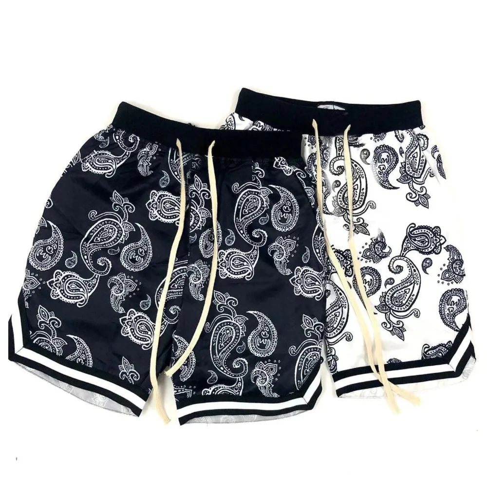UrbanBand | Bandana-stijl shorts met elastische taille