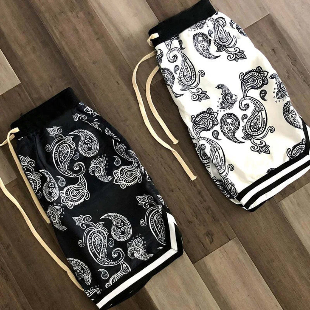 UrbanBand | Bandana-stijl shorts met elastische taille