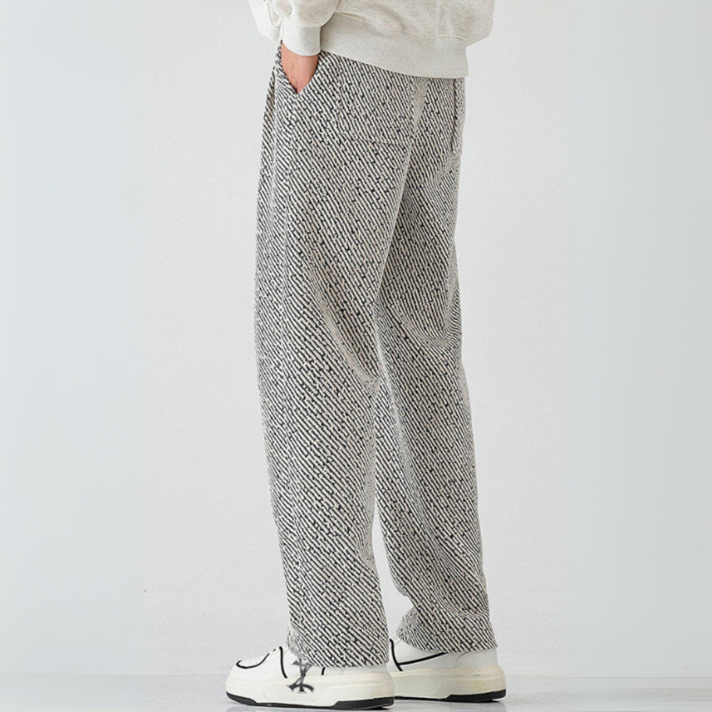 WeaveFlex | Joggingbroek met geweven structuur