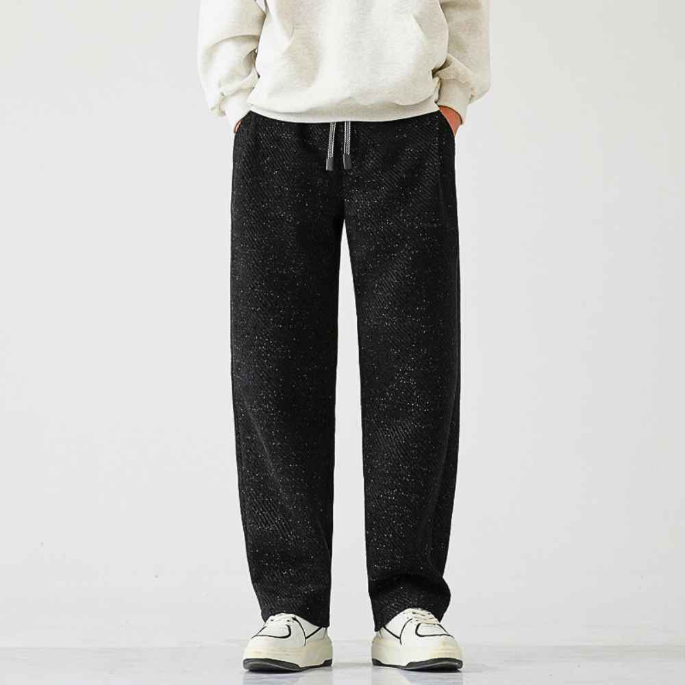 WeaveFlex | Joggingbroek met geweven structuur