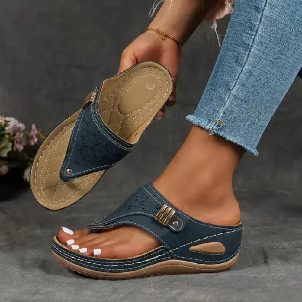 WedgeLift | Orthopedische sleehak sandalen
