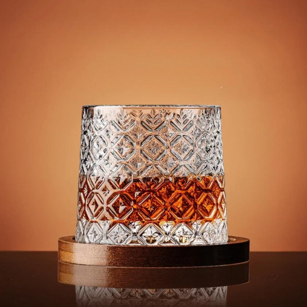 WhiskeySpin - Premium roterend whiskyglas