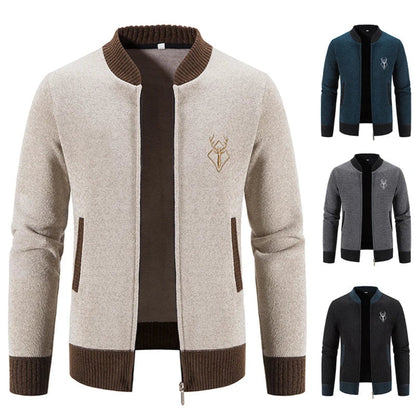 ZipKnit | Warm herenvest met tijdloze stijl