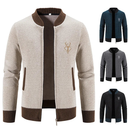 ZipKnit | Warm herenvest met tijdloze stijl