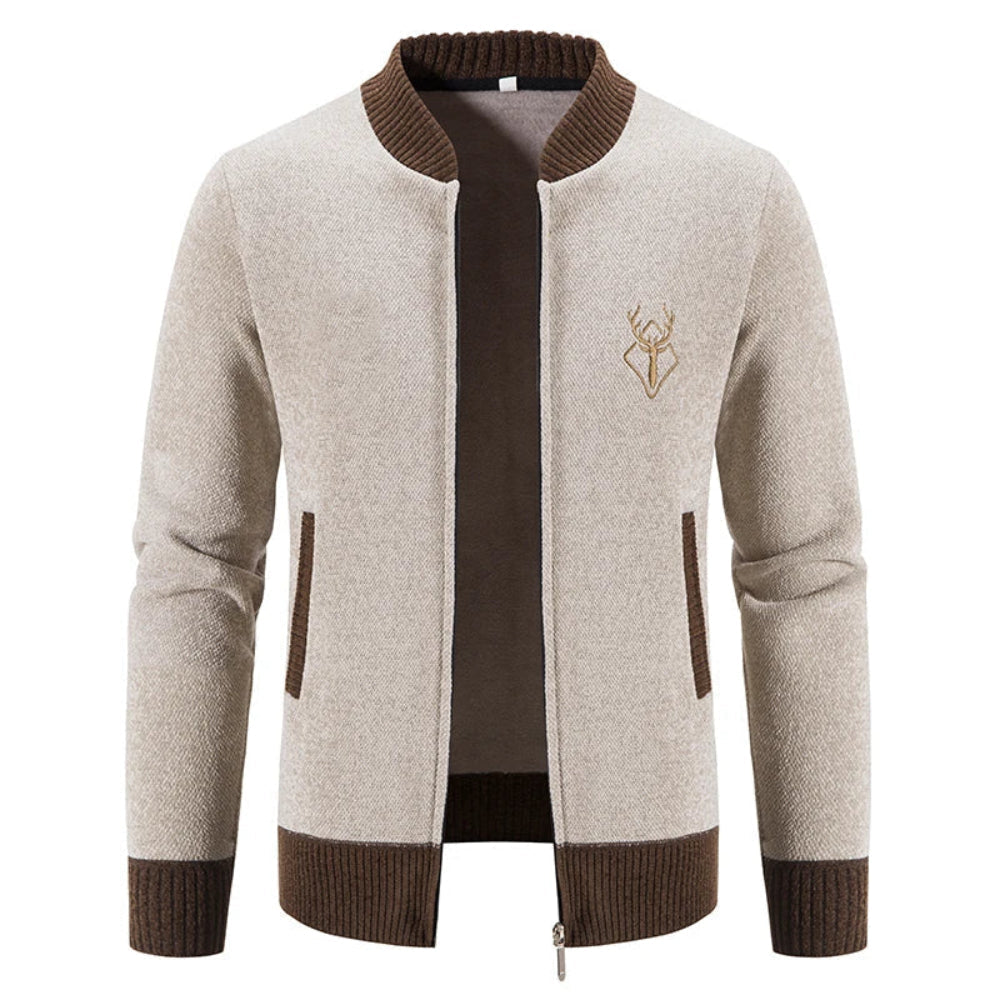 ZipKnit | Warm herenvest met tijdloze stijl
