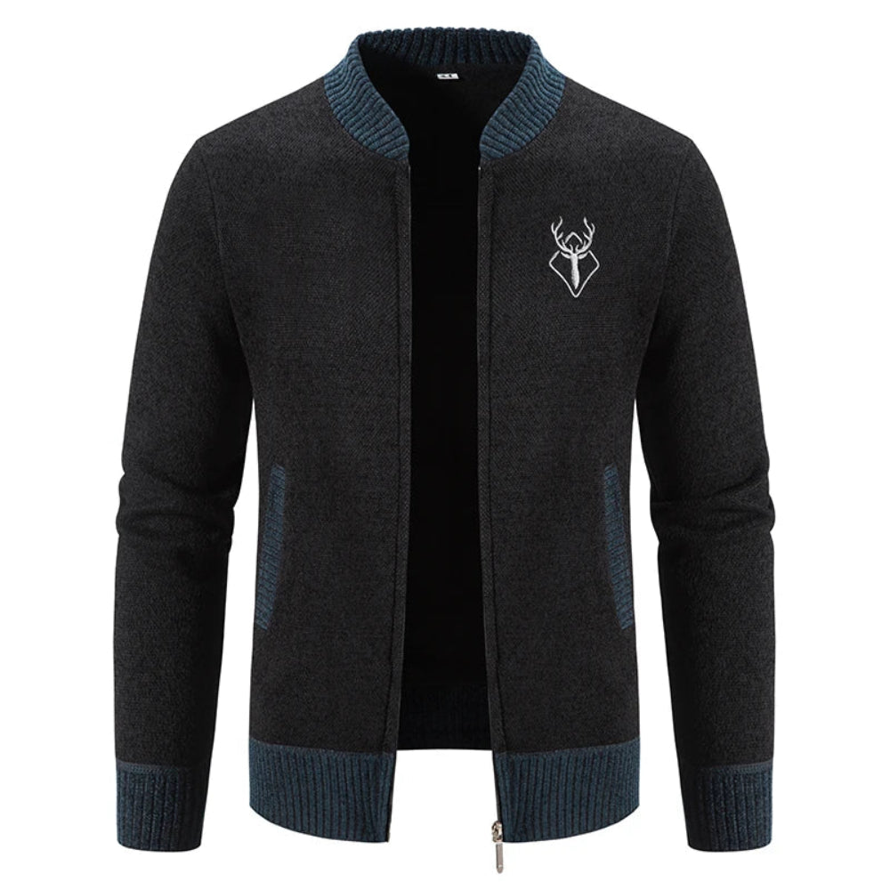 ZipKnit | Warm herenvest met tijdloze stijl