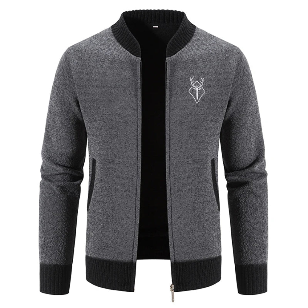 ZipKnit | Warm herenvest met tijdloze stijl