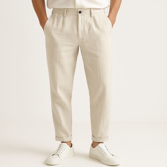 LinoStep | Rechte linnen broek voor de zomer