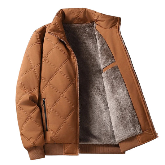 NordQuilt | Heren gewatteerde winterjas met fleece voering