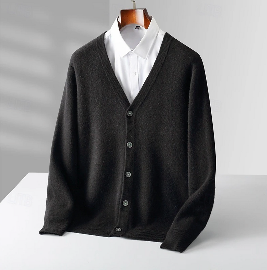 Liam | Gebreid vest met knoopsluiting voor heren