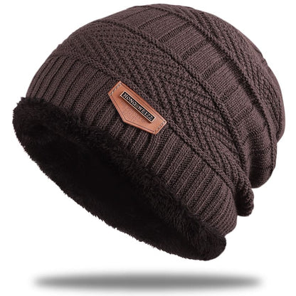 Gebreide Beanie | Unisex warme katoenen muts met warme binnenvoering