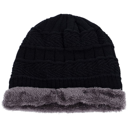 Gebreide Beanie | Unisex warme katoenen muts met warme binnenvoering